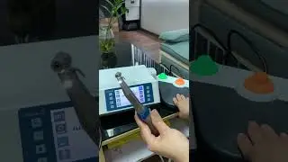 Hướng dẫn c&agrave;i đặt m&aacute;y cắm Implant c&oacute; đ&egrave;n Traus bip 20 Saeshin H&agrave;n