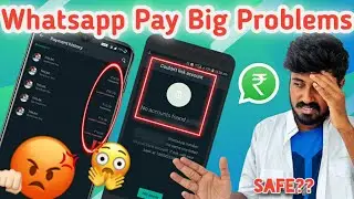 Whatsapp pay big problems | Couldn't link bank account, Payment not processing | Tamil | Mr Chauman