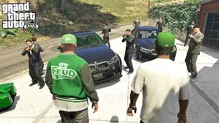 GTA 5 FRANKLIN & LAMAR #7 - BOTH ATTACKED - HOUSE SURROUNDED (GTA 5 MODS)