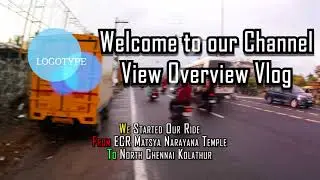 4K - Moto Vlogs - We started our ride from ECR Uthandi to North Chennai Kolathur #trafficrider