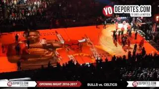 Chicago Bulls new intro Opening Night 2016-2017 Season #yodeportes