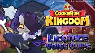 All Licorice Cookie Voice Clips &bull; Cookie Run: Kingdom &bull; Voice Lines (Cameron Bowen) ENGLISH