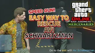 EASY WAY TO RESCUE AVI SCHWARTZMAN IN UNCONVENTIONAL WARFARE MISSION| GTA 5 ONLINE MERCENARIES
