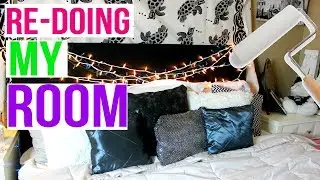 REDOING MY ROOM 2017! | Back to School Room Makeover!