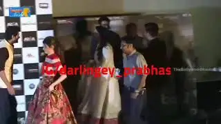 Look how Anushka stopped Prabhas from going ahead | Bahubali promotions | Pranushka | Darling&Sweety