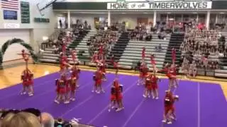 2016 BVW cheer competition routine