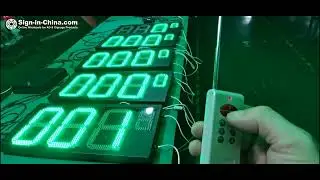 LED GAS STATION Electronic Fuel PRICE SIGN