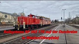 Railsystems RP 363 170 auf der Durchreise in Weiden(Oberpfalz)