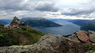 Hardangerfjorden from Oksen