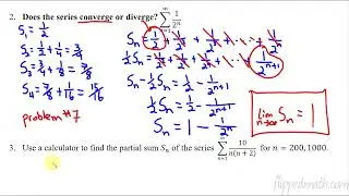 Calculus BC – 10.1 Defining Convergent and Divergent Infinite Series