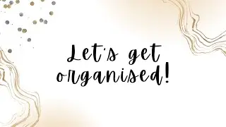 LET'S GET ORGANISED - ORGANISING MY JEN HADFIELD STASH, PART ONE
