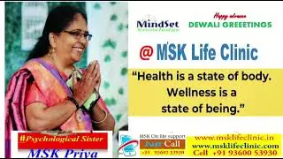 What is MSK Life Clinic Foundation...in tamil Corporate Psychologist MSK