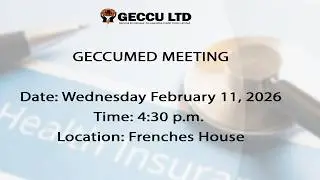 GECCU Ltd. GECCUMED Hybrid Meeting