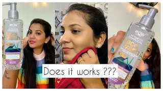 Wow Skin Science Activated Charcoal Face Wash Review & Demo || #rashmidiaries
