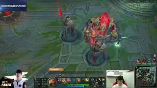 SKT T1 Faker Azir vs Katarina mid S8