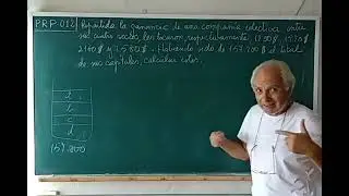 PRP&middot;012 ... PARTICIPACION Y CORRESPONDIENTE BENEFICIO EN UNA SOCIEDAD COLECTIVA