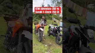 2025 KTM Adventure 250 vs Suzuki V-Storm 250 SX - Exhaust Sound #ktm250adventure #suzukivstrom250sx