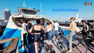 [Netherlands] Amsterdam part 1, lively evening in the red light district🇳🇱 4K HDR