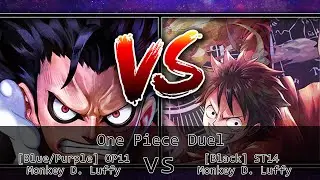 One Piece Card Game Duel #166 - [Blue/Purple] OP11 Monkey D. Luffy vs [Black] ST14 Monkey D. Luffy