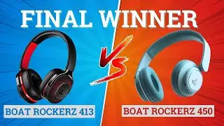 boAt Rockerz 413 против boAt Rockerz 450⚡ Полное сравнение ⚡ Лучше всего для музыки, баса и игр 🔥