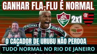 NADA PRA COMEMORAR, GANHAR FLA-FLU &Eacute; COMO ANDAR PRA FRENTE.... &Eacute; NORMAL! COMISS&Atilde;O T&Eacute;CNICA T&Aacute; CERTA. 