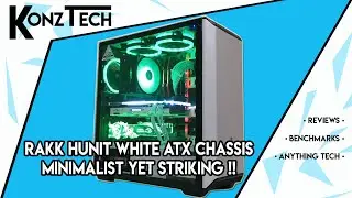 Корпус Rakk Hunit White Tempered Glass ATX Mid Tower | Минималистичный корпус | Распаковка, обзор и сборка