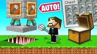 How to build a TRIDENT FARM in Minecraft!