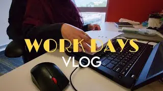 EP. 6 Work Days VLOG in SG / lunch time food, average hybrid office job