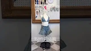 how to make a denim bikini for summer #diy #upcycle #sewingprojects #reworked #sustainablefashion
