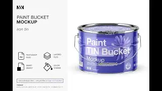 Paint Bucket Mockup 3