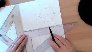 Proiezione ortogonale di un esagono parallelo al P L