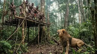 A Tribo Korowai Foge de uma Besta da Amaz&ocirc;nia | Medo Real na Selva