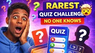 Rarest Quiz Challenge 😱 | No One Knows the Answers! #logicdude #quiz #trendingvideo