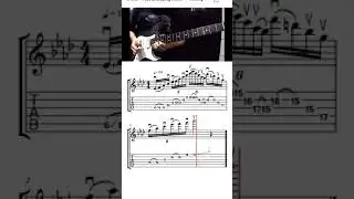 #sweeppicking #arpeggio #guitarlick  #guitartab #shorts