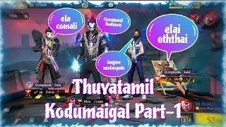 Thuyatamil Kodumaigal Part-1||mgskjokergaming||4 Tharkuri's In One Match ||fun guaranty || free 🔥