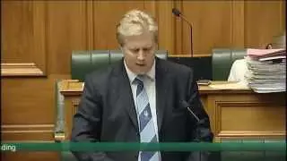 Game Animal Council Bill - First reading in NZ Parliament