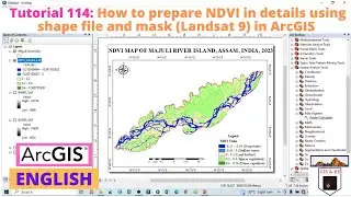 How to prepare NDVI in details using shape file and mask (Landsat 9) in ArcGIS