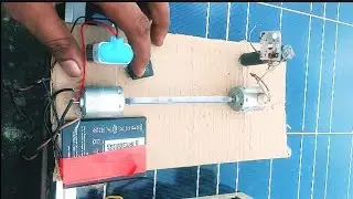 My engineering experiment how to free Energy mini generator school project   motor DC motor bldc