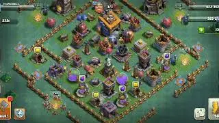 Clash of clans Bh8 base anti witch & cannon cart with Replays wtih link