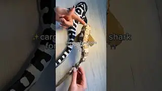 🦓🥹🦈 ZEBRA SHARK Tutorial 😍 for my wall 🐬 Cardboard Craft | DIY Shark Tutorial #cardboard #diy