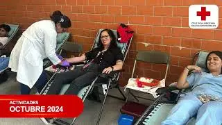Cruz Roja Mexicana Delegación Morelos-Actividades Octubre 2024