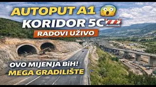 Aktivno gradilište na autoputu A1 Topčić Polje, Nemila & Vranduk @BHRoadStoriesBH