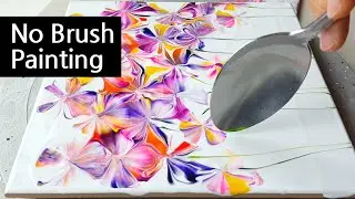 (698) Level up ideas | No Brush Painting | Fantastic flower garden | Designer Gemma77