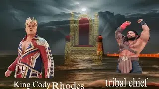 King Cody Rhodes vs tribal chief #2k23 #wweking 👑🔥