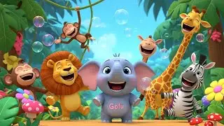 Elephant | Funny Animal Story | Jungle Fun | Bubble Play | Kids Video #viral #story #funnyanimals
