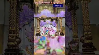 Radhe Radhe 🙏 Iskcon Temple Part-2 Mini Vlogs 😊 #deepaaakash #shorts #youtubeshorts #trending #viral