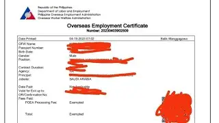 How to get an Overseas Employment Certificate (OEC) Exemption | for OFW