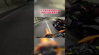 Ragazzo gasato con exc 125 batte ktm 450 2024 ASSURDO🤣🔥#moto #ktm #topspeed