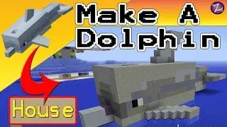 Minecraft Dolphin - Dolphin house - Aquatic mob - Ps4, Xbox one, Pc, Wii, Pocket Edition