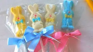 Pirulito de Chocolate Personalizado Para Páscoa: Veja Como é Fácil Fazer